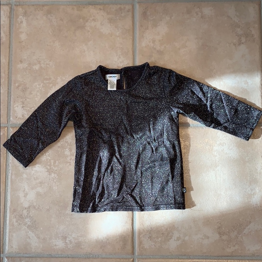 DKNY kids sparkle top